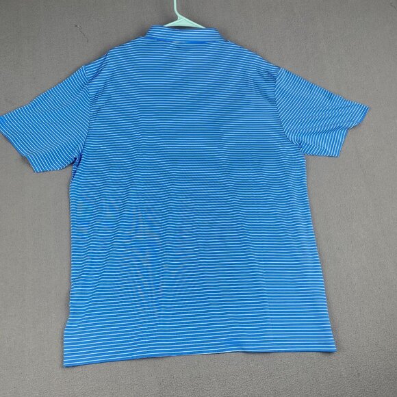 PGA TOUR Striped Polo Shirt Men’s Size XL Blue,Golf,Sun Protection NWT $62 - Picture 3 of 12